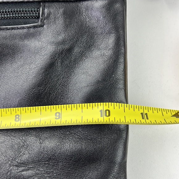 Pelle RFID Black Leather Crossbody bag/purse - Picture 7 of 9
